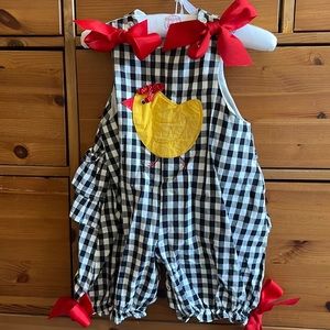 The Bailey Boys Chicken Romper